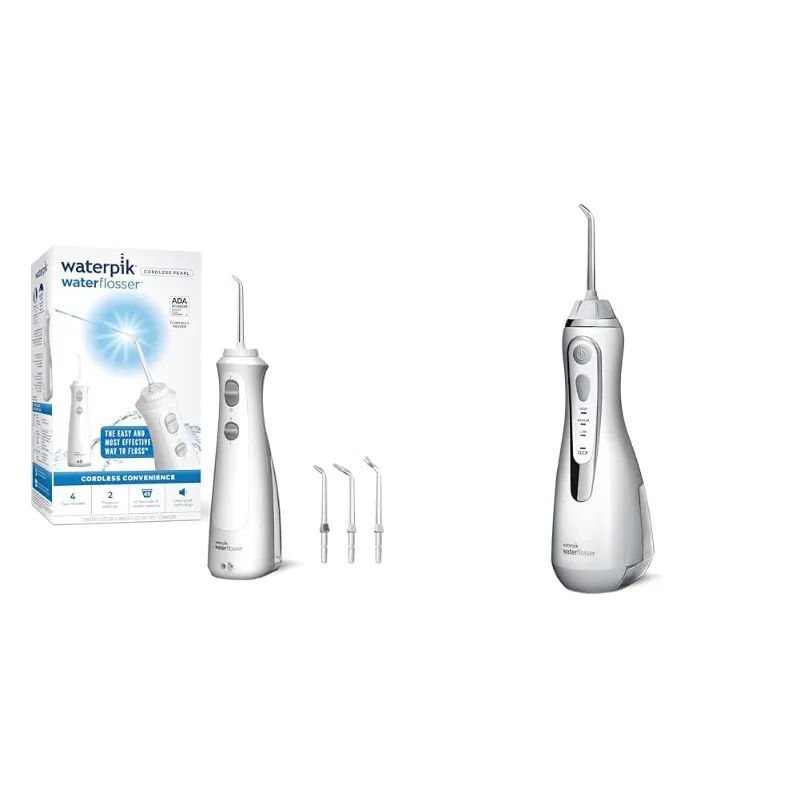 Cordless Pearl and Advanced Water Flossers Bundle Portable Rechargeable water flosser oral irrigator herramientas de limpieza
Cordless Pearl and Advanced Water Flossers Bundle Portable Rechargeable water flosser oral irrigator herramientas de limpieza