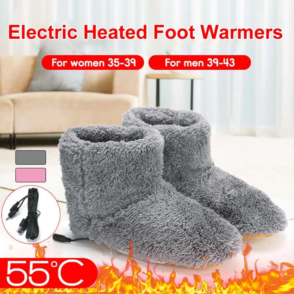 Winter Electric Heated Slippers Women Men Washable Comfortable Plush Usb Electric Foot Warmer Home Shoes Winter Warm Snow Boot
Winter Electric Heated Slippers Women Men Washable Comfortable Plush Usb Electric Foot Warmer Home Shoes Winter Warm Snow Boot