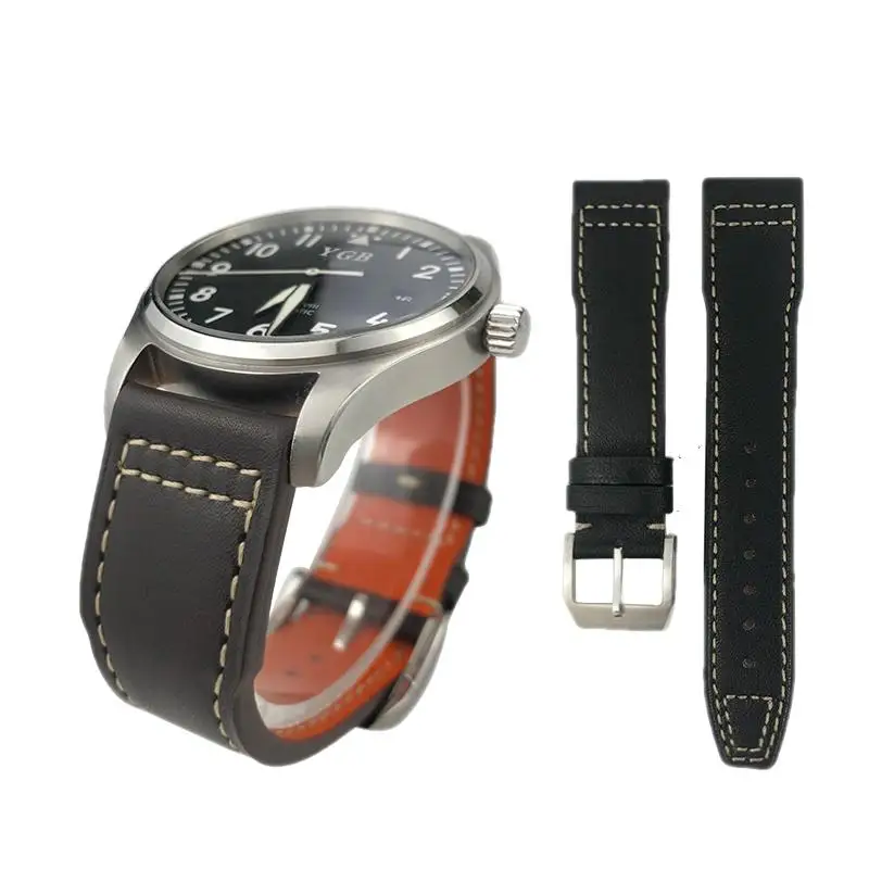 Genuine Leather Watchband 20mm 21mm 22mm Fit for IWC Pilot’s Watch IW3777 IW3270 Cowhide Strap
Genuine Leather Watchband 20mm 21mm 22mm Fit for IWC Pilot’s Watch IW3777 IW3270 Cowhide Strap