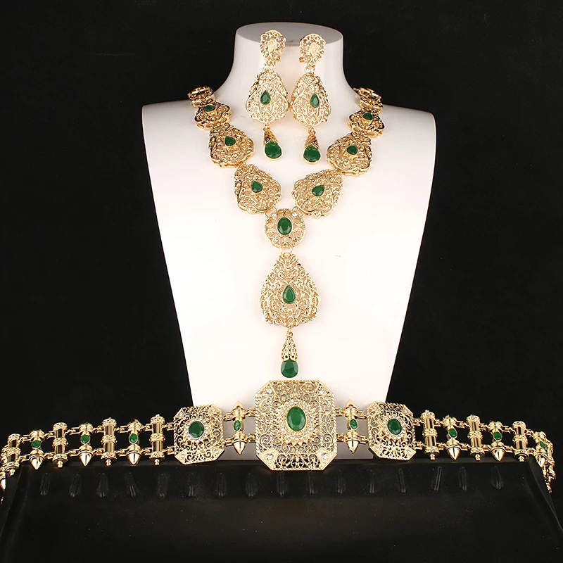 New Hot Selling Women Jewelry Set Moroccan Waist Chain Metal Belt Bridal Earrings Women Necklace Wedding Jewelry Indian Fashion
New Hot Selling Women Jewelry Set Moroccan Waist Chain Metal Belt Bridal Earrings Women Necklace Wedding Jewelry Indian Fashion