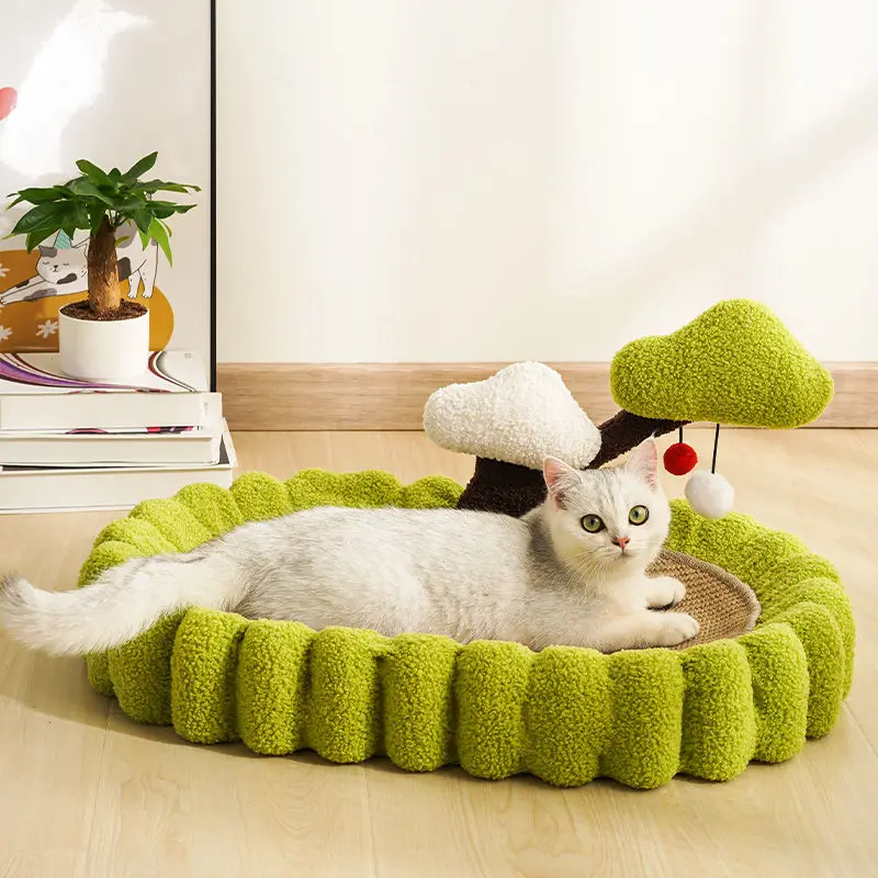 Sisal Hemp Oval Cat Scratch Board Widened Durable and Scrap Resistant Cat Scratcher Bed Cat's Nest Grinding Claw Integrated
Sisal Hemp Oval Cat Scratch Board Widened Durable and Scrap Resistant Cat Scratcher Bed Cat's Nest Grinding Claw Integrated