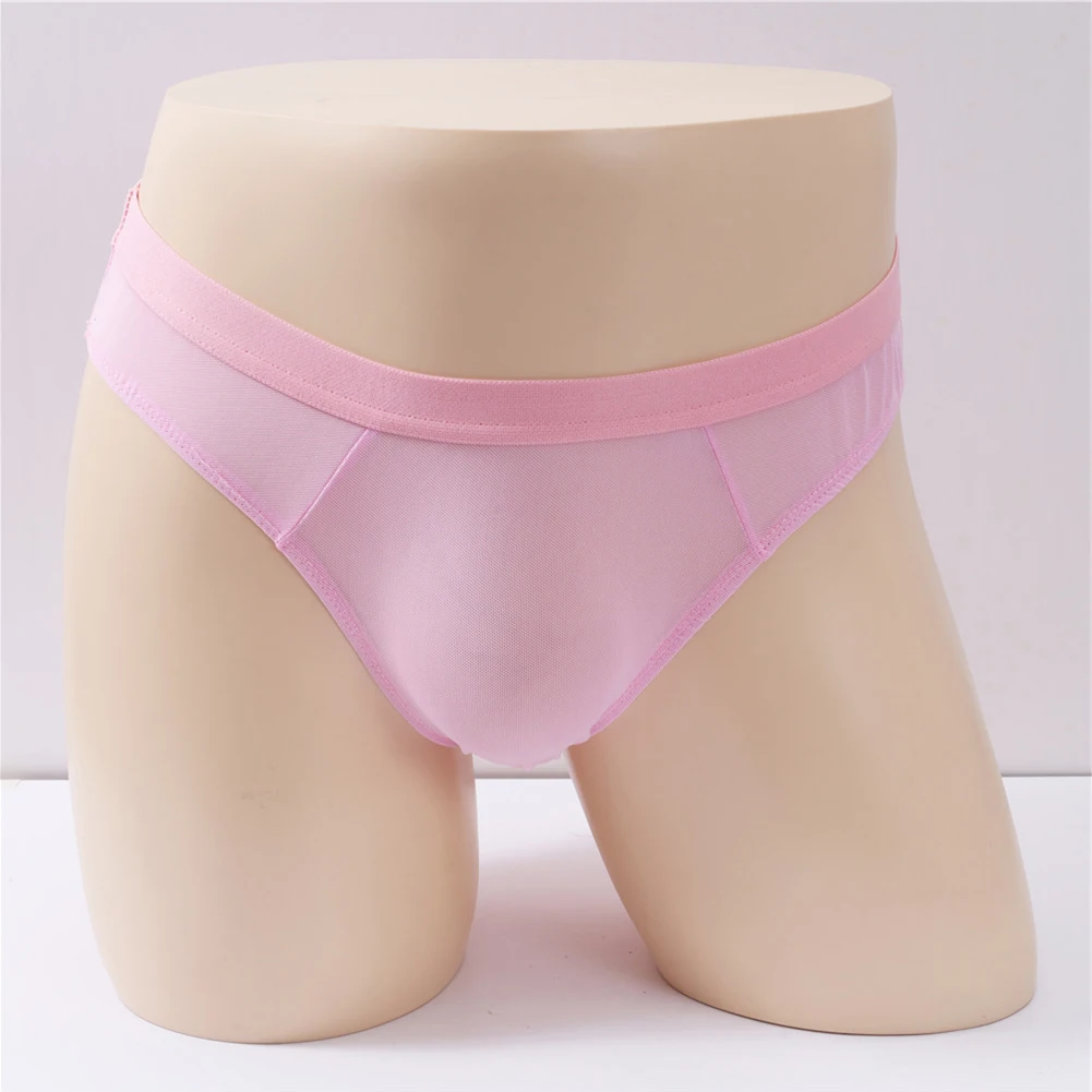 Mens Pink Underwear See-Through Convex Pouch Underpants Briefs Low Rise Sexy Breathable Smooth Underpants Mens Swim Briefs
Mens Pink Underwear See-Through Convex Pouch Underpants Briefs Low Rise Sexy Breathable Smooth Underpants Mens Swim Briefs