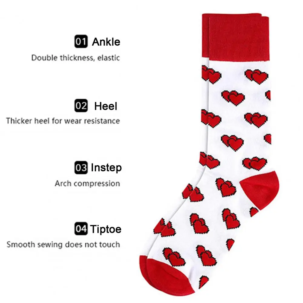 Cotton Socks Valentines Day Gift Couple Socks Lip Print Color Matching Mid-tube High Elasticity Anti-slip Soft Warm Unisex
Cotton Socks Valentines Day Gift Couple Socks Lip Print Color Matching Mid-tube High Elasticity Anti-slip Soft Warm Unisex