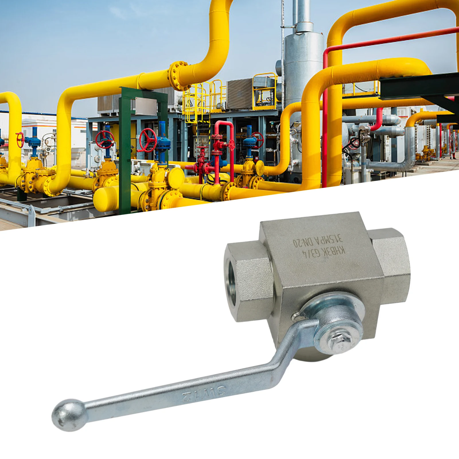 Three Way Hydraulic Ball Valve Carbon Steel 500 Bar MWP For Water Oil & Gas Construction Material Carbon Steel
Three Way Hydraulic Ball Valve Carbon Steel 500 Bar MWP For Water Oil & Gas Construction Material Carbon Steel