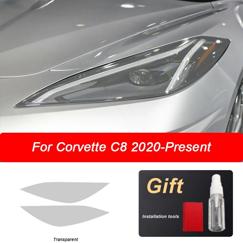 2 pieces automobile headlamp protective film Is suitable for Chevrolet Corvette C7 C8 2014 gift black TPU sticker accessories
2 pieces automobile headlamp protective film Is suitable for Chevrolet Corvette C7 C8 2014 gift black TPU sticker accessories