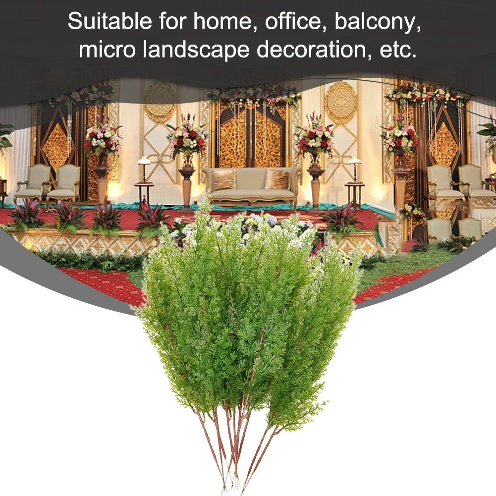 42cm Branch Artificial Leaves Home Office Balcony Garden Room Decor Pine Cypress Fake Plants Green Accessories
42cm Branch Artificial Leaves Home Office Balcony Garden Room Decor Pine Cypress Fake Plants Green Accessories