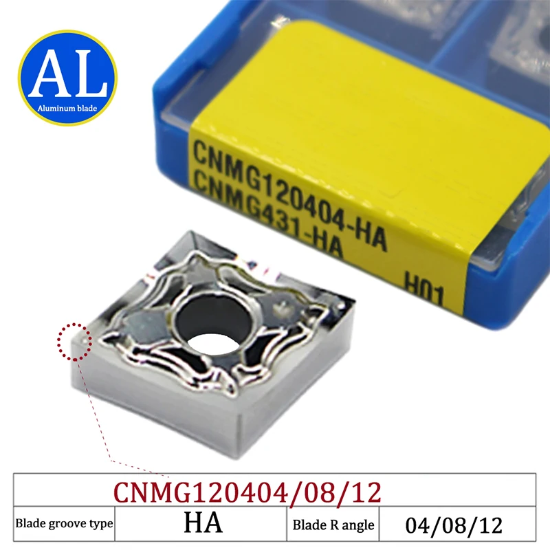 

Токарный станок CNMG120404, CNMG120408 HA H01, твердосплавная пластина, высококачественный токарный инструмент CNMG 120404/120408