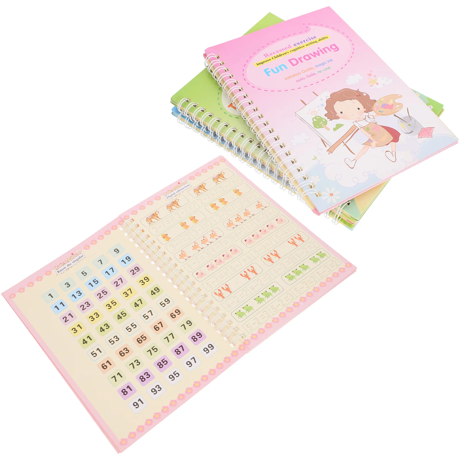 

Number English Practice Copybook Student Toddler Books Tracing Writing Paper Drawing for The School Mathematics