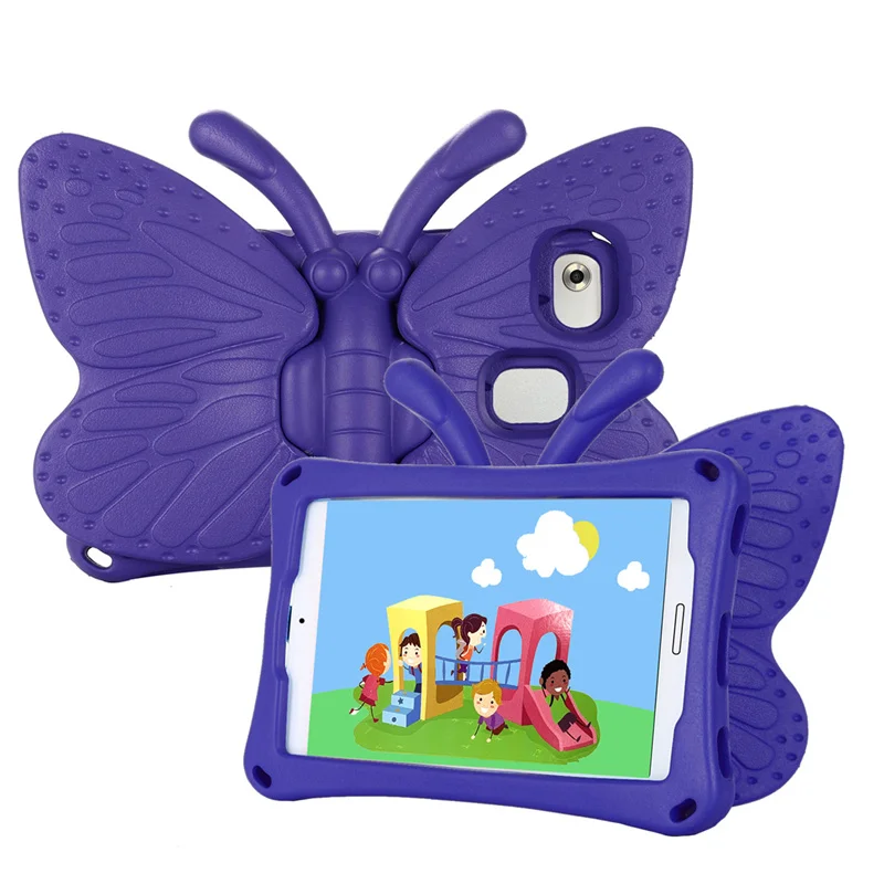 

For Samsung Galaxy Tab A 8.0 T290/T295 T380/T385 Tab3 T310/T311/T315(2013) Kids Butterfly Tablet Cover Stand EVA Shockproof Case