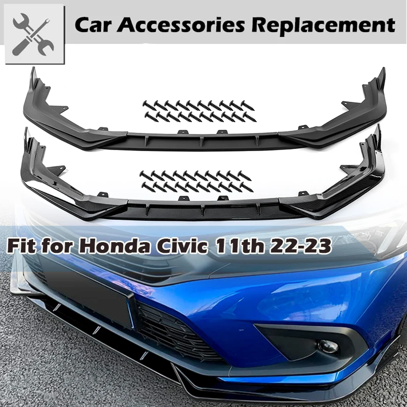 Rhyming Front Bumper Lip Splitter Guide Plate Spoiler 3 Pcs Fit For Honda Civic 11th Sedan & Hatchback 4-Door 2022-2023
Rhyming Front Bumper Lip Splitter Guide Plate Spoiler 3 Pcs Fit For Honda Civic 11th Sedan & Hatchback 4-Door 2022-2023