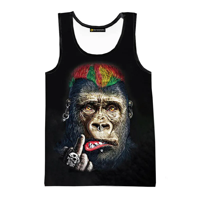 Monkey Gorilla 3D Printed Tank Tops 2024 New Fashion Men Summer Vest Women Casual Sleeveless T-shirt Streetwear Oversized Tops
Monkey Gorilla 3D Printed Tank Tops 2024 New Fashion Men Summer Vest Women Casual Sleeveless T-shirt Streetwear Oversized Tops