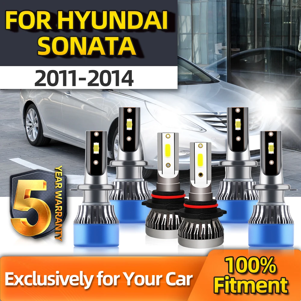 TEENRAM 6x LED For Hyundai Sonata Fog Lamps High Beam Low Beam H8 H7 H7 Bulb Kit Auto Conversion Replace 2011 2012 2013 2014
TEENRAM 6x LED For Hyundai Sonata Fog Lamps High Beam Low Beam H8 H7 H7 Bulb Kit Auto Conversion Replace 2011 2012 2013 2014