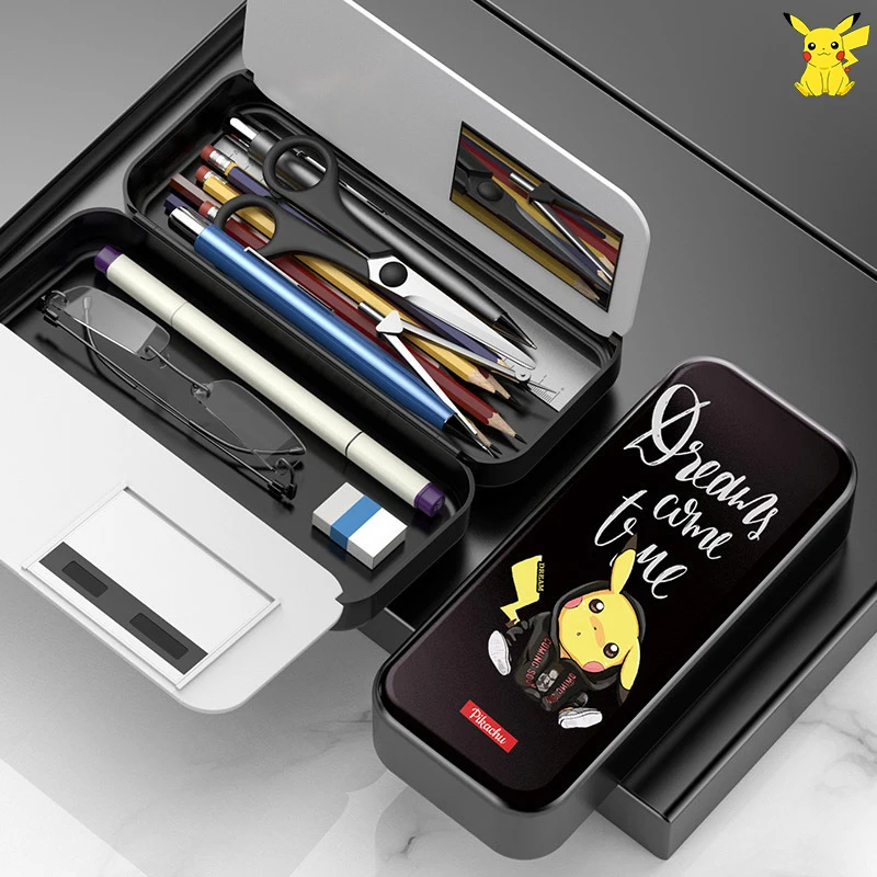 Kawaii Pokemon Pikachu Pen Pencil Case Cute Large Capacity Storage Box Mulfunction School Student Supplies Stationery Plastic
Kawaii Pokemon Pikachu Pen Pencil Case Cute Large Capacity Storage Box Mulfunction School Student Supplies Stationery Plastic