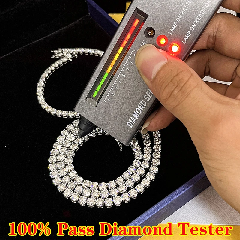 Real D Moissanite Tennis Chain Bracelet For Women Men 925 Sterling Silver 3mm 4mm 5mm Full Diamonds With Certisfied Fine Jewelry
Real D Moissanite Tennis Chain Bracelet For Women Men 925 Sterling Silver 3mm 4mm 5mm Full Diamonds With Certisfied Fine Jewelry
