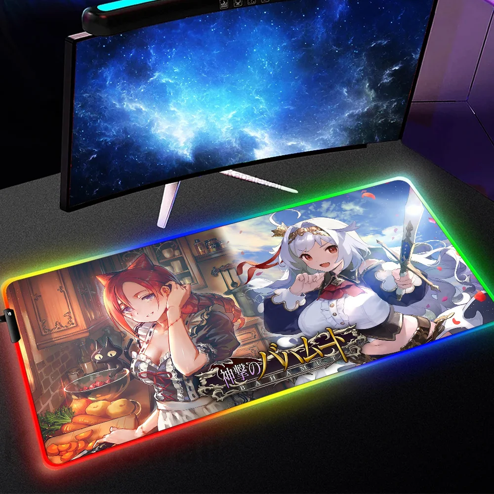Rage of Bahamut Mousepad Rgb Mouse Pad Steelseries Laptop Mat Gaming Backlit Keyboard Gamer Girl Table Pads Deskpad Mausepad
Rage of Bahamut Mousepad Rgb Mouse Pad Steelseries Laptop Mat Gaming Backlit Keyboard Gamer Girl Table Pads Deskpad Mausepad