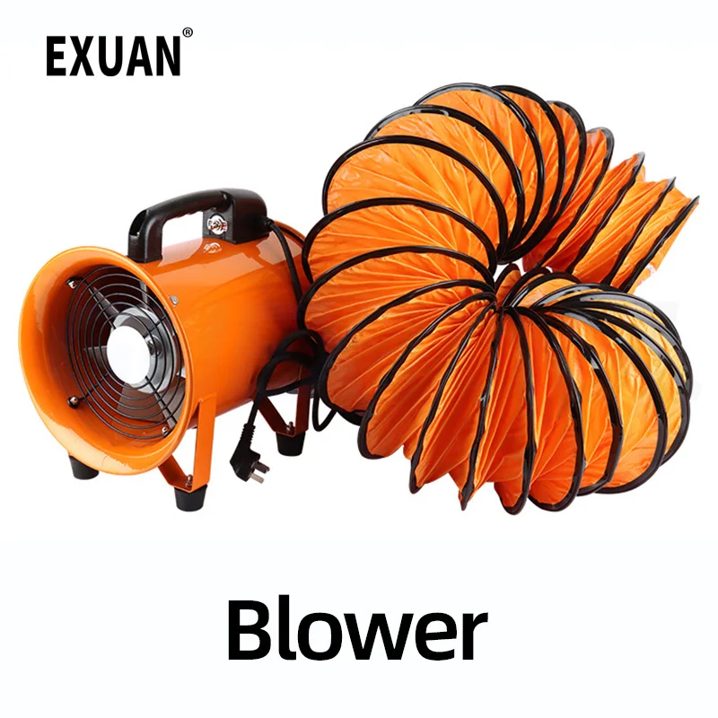 

Portable Axial Flow Fan 220V Mobile Exhaust FanExhaust Blower High-speed Spray Painting Industrial Ventilation Equipment