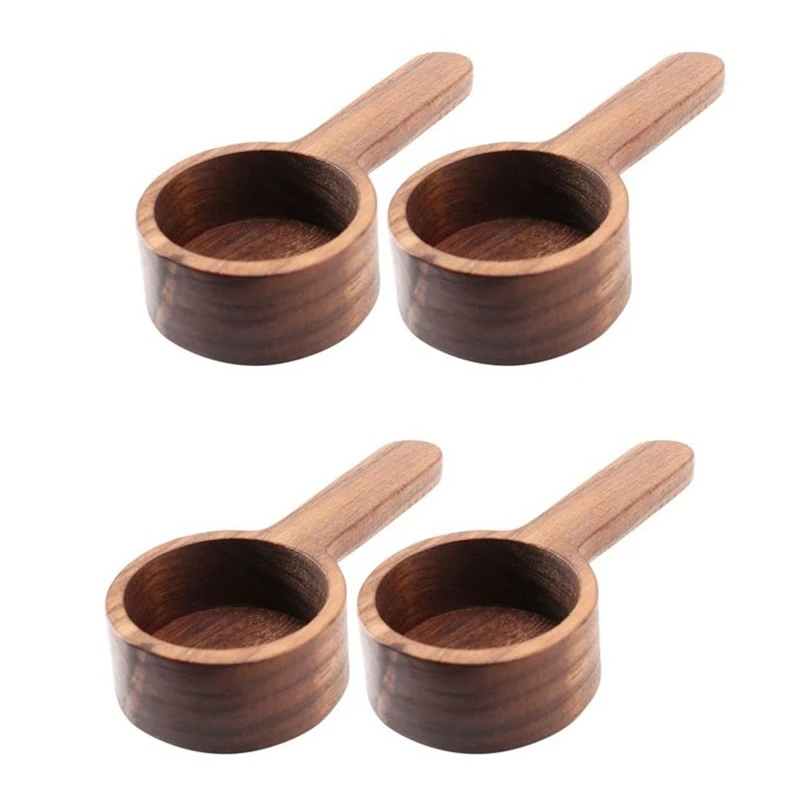 

HOT SALE 4Pcs Wooden Measuring Spoon Set Kitchen Measuring Spoons Tea Coffee Scoop Sugar Spice Measure Spoon Measuring Tool