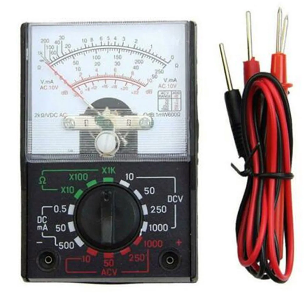 MF-110 Pointer Tester Mini Multimeter Profesional Voltmeter Electric Analog Portable Ammeter Voltage Current OHM Multimeter
MF-110 Pointer Tester Mini Multimeter Profesional Voltmeter Electric Analog Portable Ammeter Voltage Current OHM Multimeter