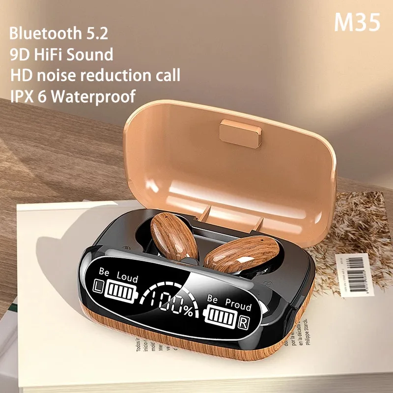 KINGSTAR M35 TWS Earphone Bluetooth 5.2 Sports Headset Wireless Headphone With Mic 9D Stereo Earbuds For Smart Phone PK F9 M10 
KINGSTAR M35 TWS Earphone Bluetooth 5.2 Sports Headset Wireless Headphone With Mic 9D Stereo Earbuds For Smart Phone PK F9 M10