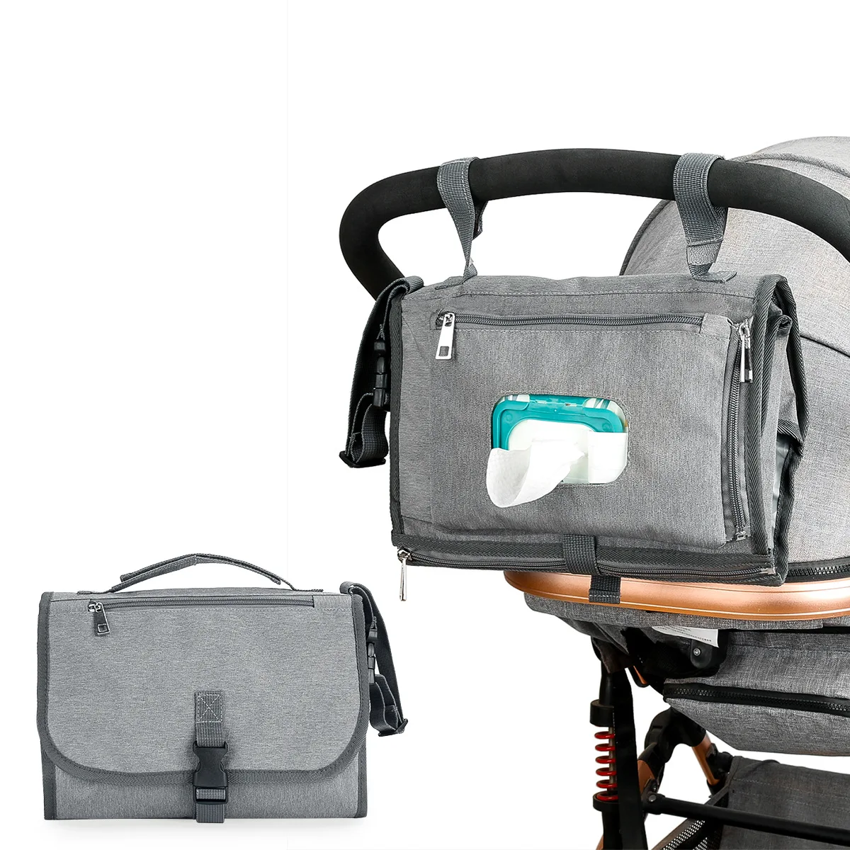 JY Portable waterproof diaper changing pad Multifunctional baby stroller bag Multiple hanging methods Baby folding diape bag 038
JY Portable waterproof diaper changing pad Multifunctional baby stroller bag Multiple hanging methods Baby folding diape bag 038