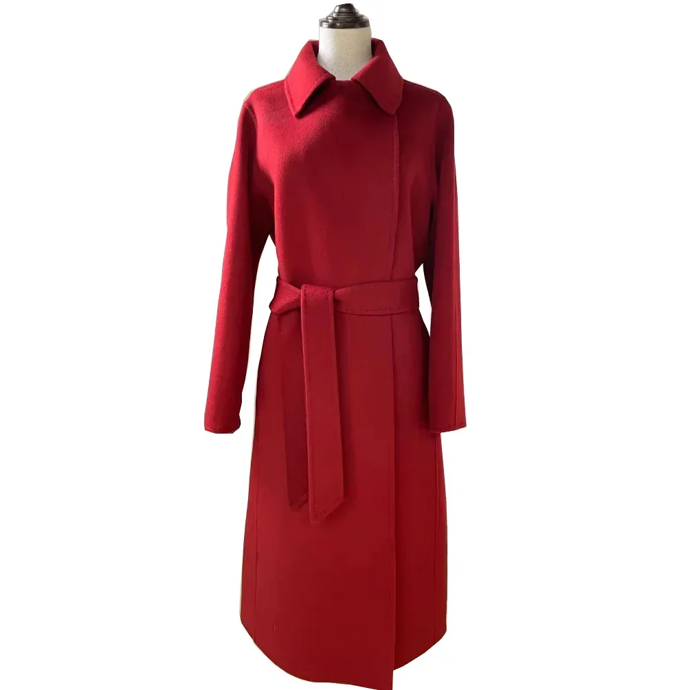 Manuela Shoulder Button Coat 2023 Autumn/Winter Style Style Double sided Cashmere Coat
Manuela Shoulder Button Coat 2023 Autumn/Winter Style Style Double sided Cashmere Coat
