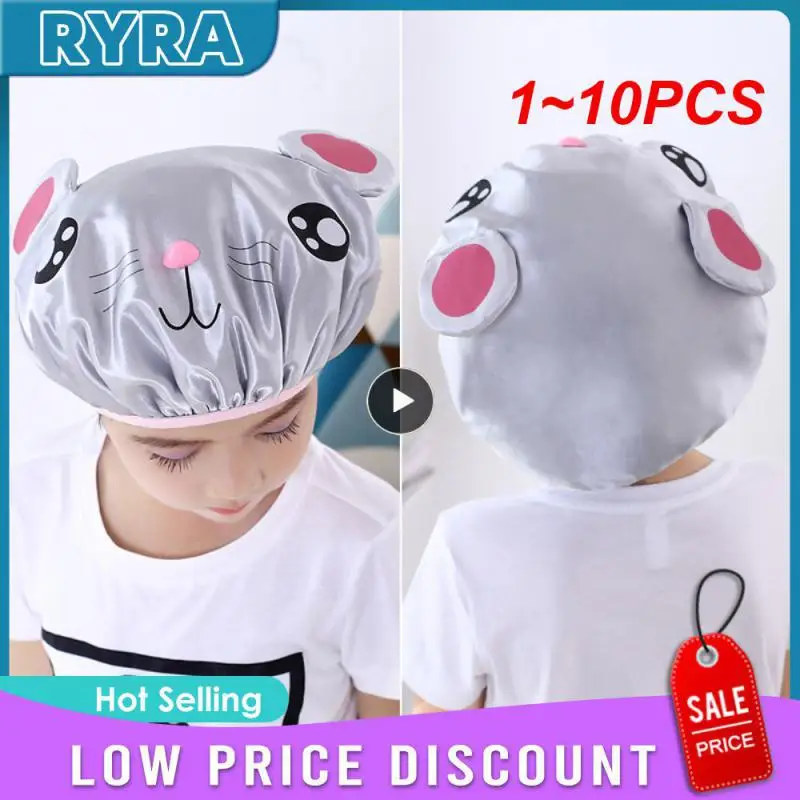 1~10PCS Cartoon Thick Waterproof Bath Hat Double Layer Shower Hair Cover Children Supplies Shower Bathing Shower Hat
1~10PCS Cartoon Thick Waterproof Bath Hat Double Layer Shower Hair Cover Children Supplies Shower Bathing Shower Hat