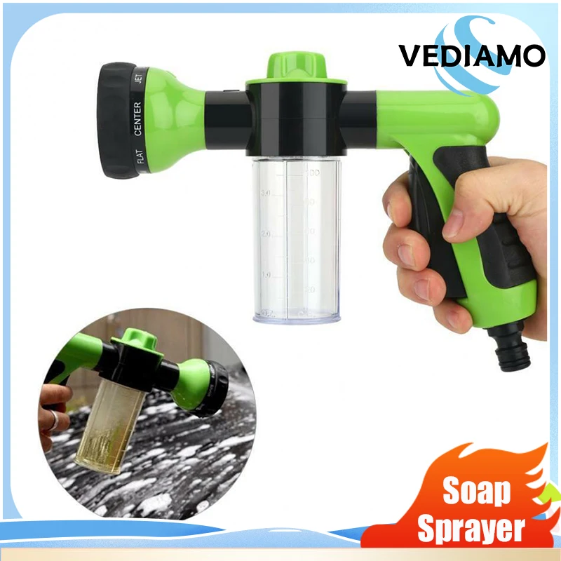 Portable Foam Water Gun Head Car Wash One-Handed Car Wash Brush Foam Gun Garden with Soap Bottle Grip Soap Sprayer Clean Tool
Portable Foam Water Gun Head Car Wash One-Handed Car Wash Brush Foam Gun Garden with Soap Bottle Grip Soap Sprayer Clean Tool
