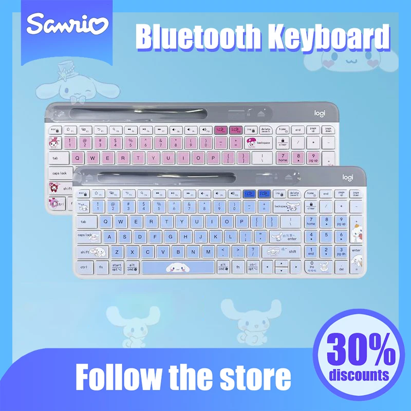 Kawaii Sanrio Anime Bluetooth Keyboard Cute Kuromi My Melody Cartoon Multifunctional Wireless Keyboard Originality Children Gift
Kawaii Sanrio Anime Bluetooth Keyboard Cute Kuromi My Melody Cartoon Multifunctional Wireless Keyboard Originality Children Gift