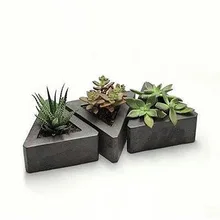 Triangular Succulent Small Flower Pot Silicone Mold Creative Gypsum Car Cement Flower Pot Green Plant Pot Decoration Mould
Triangular Succulent Small Flower Pot Silicone Mold Creative Gypsum Car Cement Flower Pot Green Plant Pot Decoration Mould