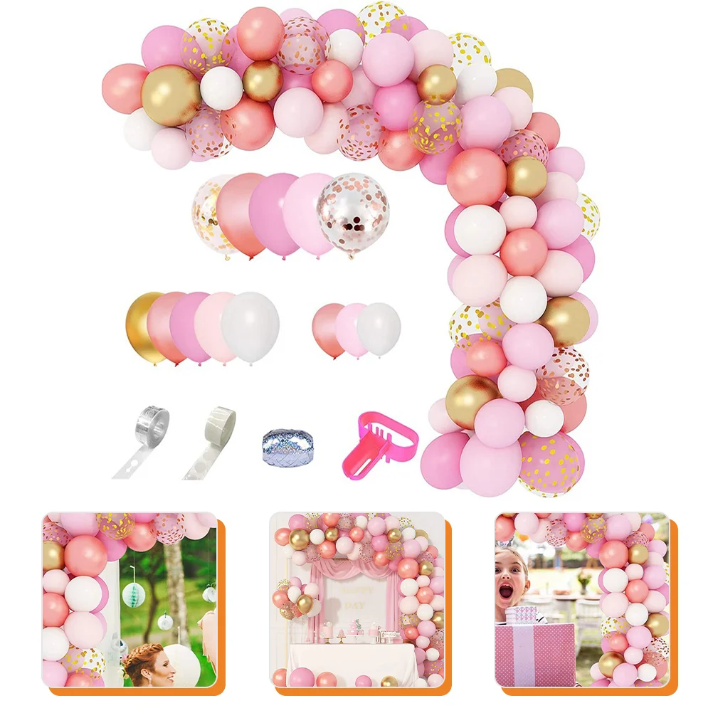 Balloons Chain Set Latex Kit Pink Wedding Decoration Suite Arch for Party Supplies
Balloons Chain Set Latex Kit Pink Wedding Decoration Suite Arch for Party Supplies
