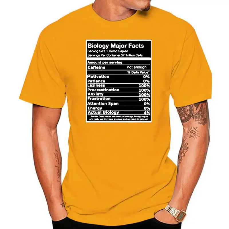 Men's Biology Major Facts T Shirt t shirt Designing Short Sleeve S-XXXL Kawaii Graphic Authentic Summer Style Vintage shirt
Men's Biology Major Facts T Shirt t shirt Designing Short Sleeve S-XXXL Kawaii Graphic Authentic Summer Style Vintage shirt