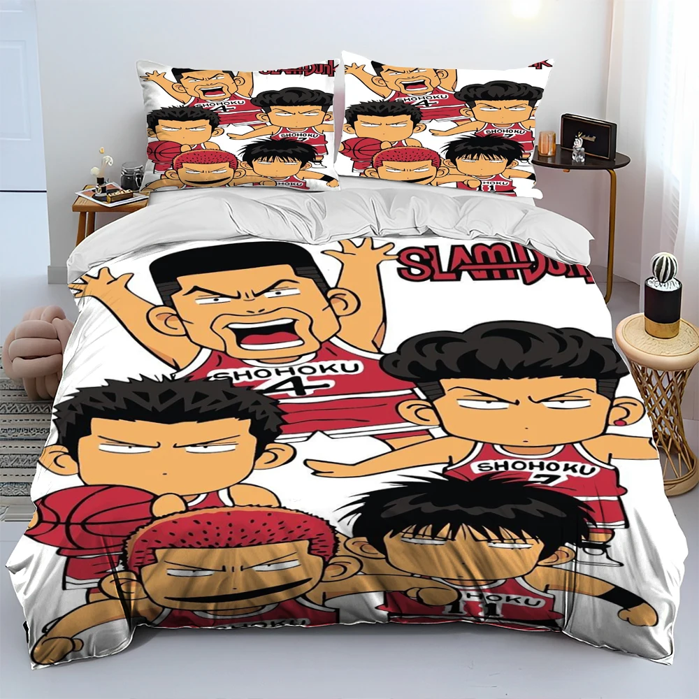 Slam Dunk Japan Anime Cartoon Comforter Bedding Set,Duvet Cover Bed Set Quilt Cover Pillowcase,King Queen Size Bedding Set Kids
Slam Dunk Japan Anime Cartoon Comforter Bedding Set,Duvet Cover Bed Set Quilt Cover Pillowcase,King Queen Size Bedding Set Kids