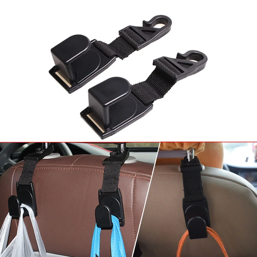 2Pcs Universal Car Seat Headrest Hook for Auto Back Seat Black ABS Organizer Hanger for Handbag Purse Bags Clothes Coats
2Pcs Universal Car Seat Headrest Hook for Auto Back Seat Black ABS Organizer Hanger for Handbag Purse Bags Clothes Coats