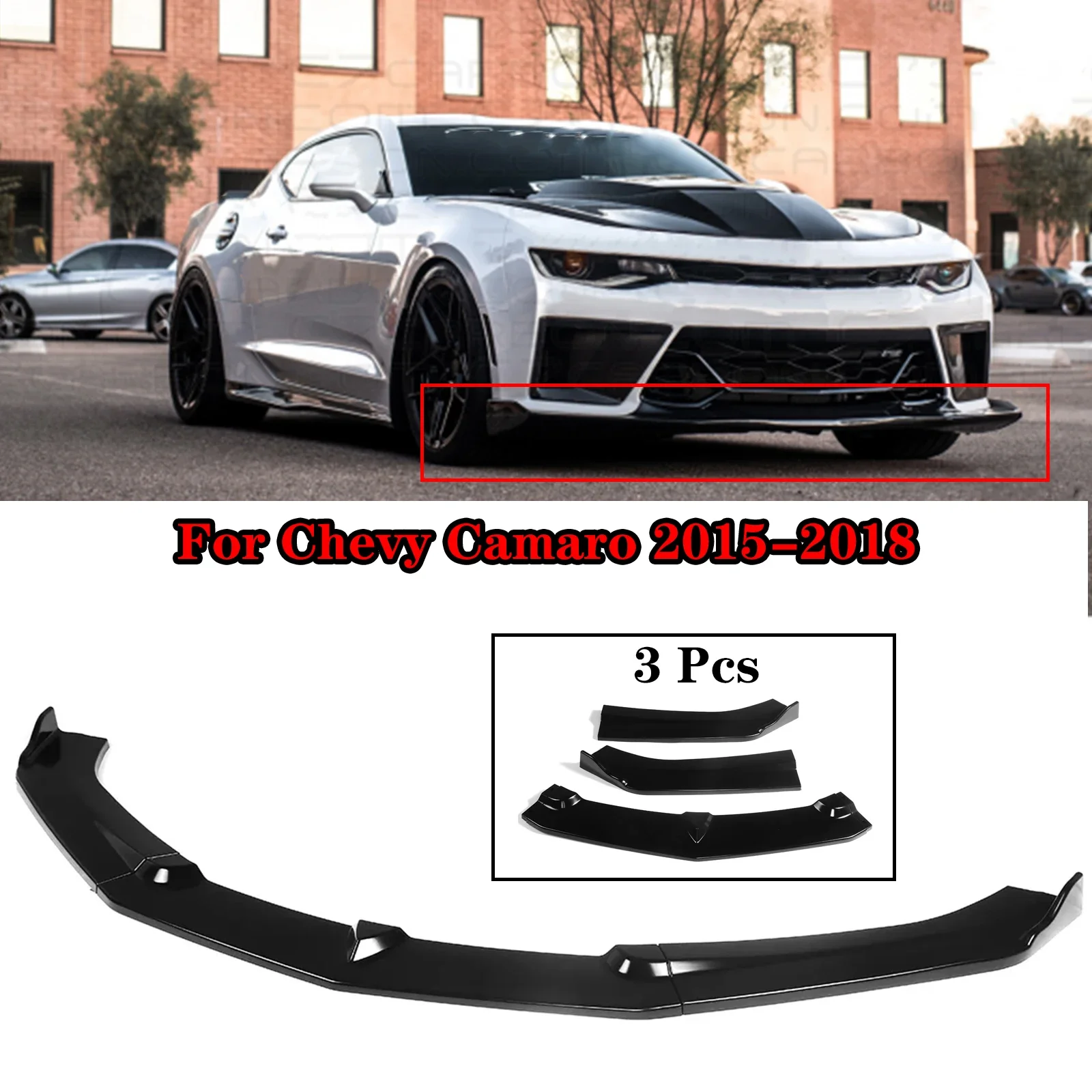Сплиттер для переднего бампера автомобиля, диффузор для губ для Chevy Camaro 2015 2016 2017 2018, комплект для защиты кузова спойлера, автомобильные аксессуары, глянцевый черный
Сплиттер для переднего бампера автомобиля, диффузор для губ для Chevy Camaro 2015 2016 2017 2018, комплект для защиты кузова спойлера, автомобильные аксессуары, глянцевый черный