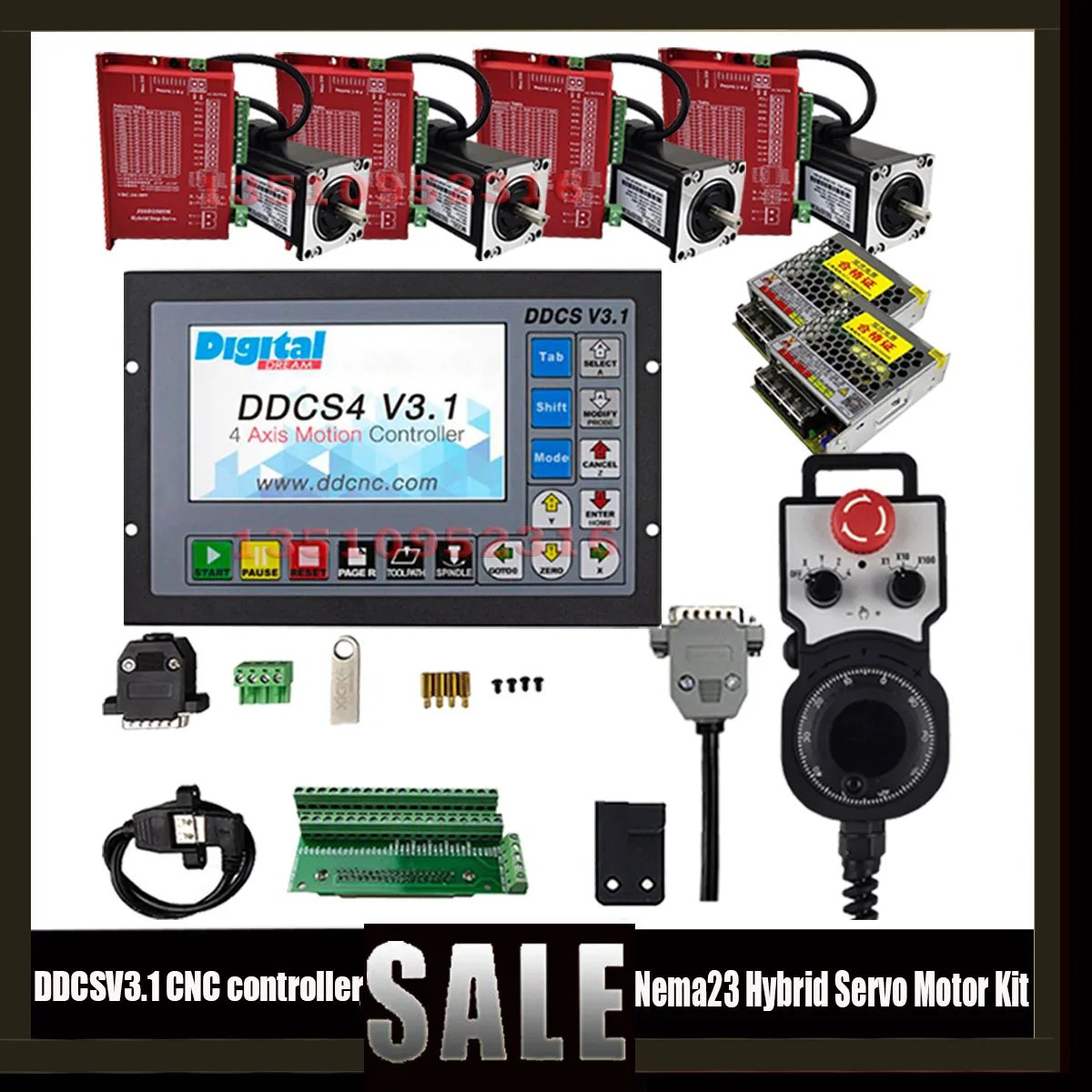 Ddcsv3.1 4-осевой ЧПУ Автономный контроллер 500 кГц G-код Mach3 Usb-контроллер Nema23 Гибридный фотографический контроллер 4/6 оси Mpg 75w24v
Ddcsv3.1 4-осевой ЧПУ Автономный контроллер 500 кГц G-код Mach3 Usb-контроллер Nema23 Гибридный фотографический контроллер 4/6 оси Mpg 75w24v