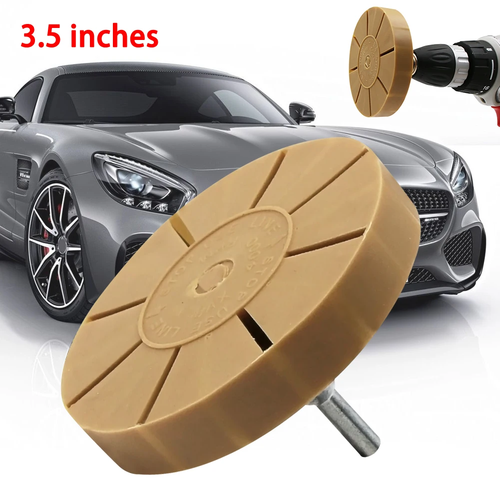 Decal Removal Eraser Wheel Heavy Duty Rubber Eraser Wheel Pinstripe, Adhesive Remover, Vinyl Decal, Graphics Removal Tool
Decal Removal Eraser Wheel Heavy Duty Rubber Eraser Wheel Pinstripe, Adhesive Remover, Vinyl Decal, Graphics Removal Tool