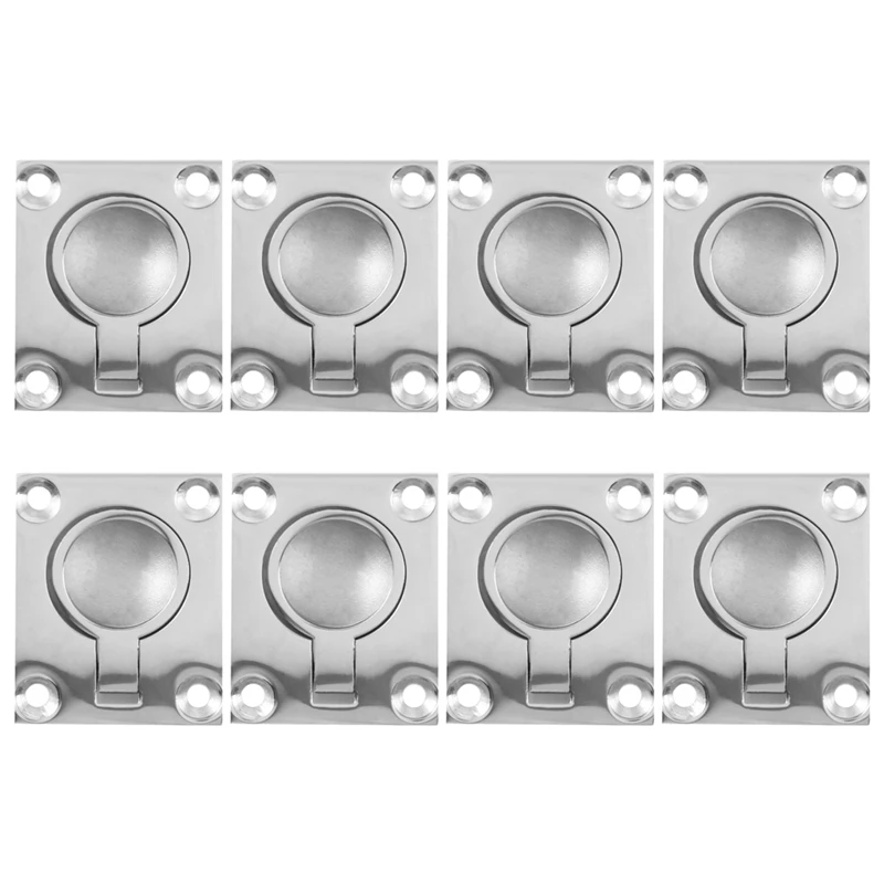 8 Pcs 48 X 38Mm Boat Locker Hatch Latch Cabinet Flush Mount Ring Pull Handle Marine Surfing Hardware 316 Stainless Steel
8 Pcs 48 X 38Mm Boat Locker Hatch Latch Cabinet Flush Mount Ring Pull Handle Marine Surfing Hardware 316 Stainless Steel
