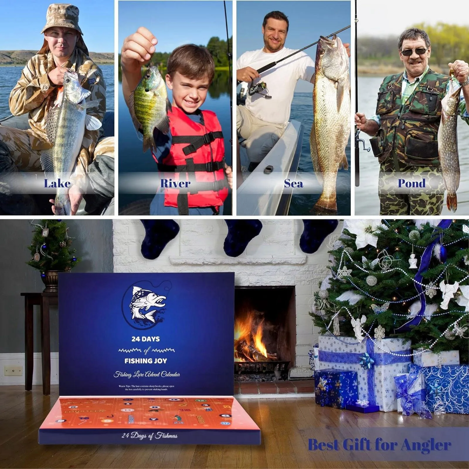 Christmas 2024 Advent Calendar 24 Days Fishing Lure Set Fish Bait Christmas Calendar Mystery Blind Box For Kids Christmas Gifts
Christmas 2024 Advent Calendar 24 Days Fishing Lure Set Fish Bait Christmas Calendar Mystery Blind Box For Kids Christmas Gifts