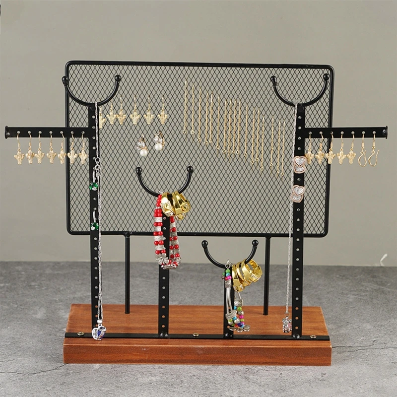 Multifunctional Display Stand Earring Bracelets Necklace Watches Holder Jewelry Storage Stand for Valentine's Day
Multifunctional Display Stand Earring Bracelets Necklace Watches Holder Jewelry Storage Stand for Valentine's Day