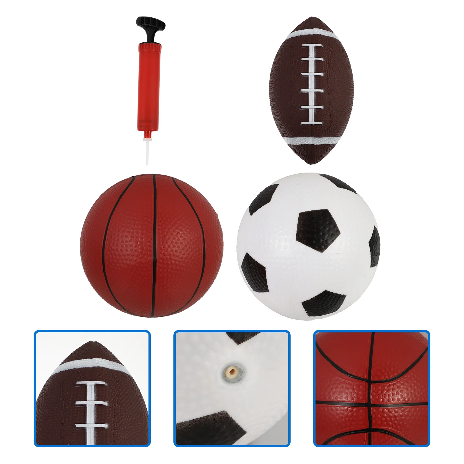 Bouncy Ball Child Basketball Toys Kid Inflatable Children Kids Football Soccer Rugby
Bouncy Ball Child Basketball Toys Kid Inflatable Children Kids Football Soccer Rugby