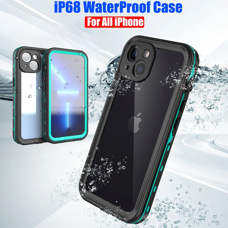 IP68 Waterproof For IPhone 15 13 12 14 Pro Max XS XR SE 6 7 8 Case RedPepper Clear Cover Diving Underwater Swim Outdoor Sports
IP68 Waterproof For IPhone 15 13 12 14 Pro Max XS XR SE 6 7 8 Case RedPepper Clear Cover Diving Underwater Swim Outdoor Sports