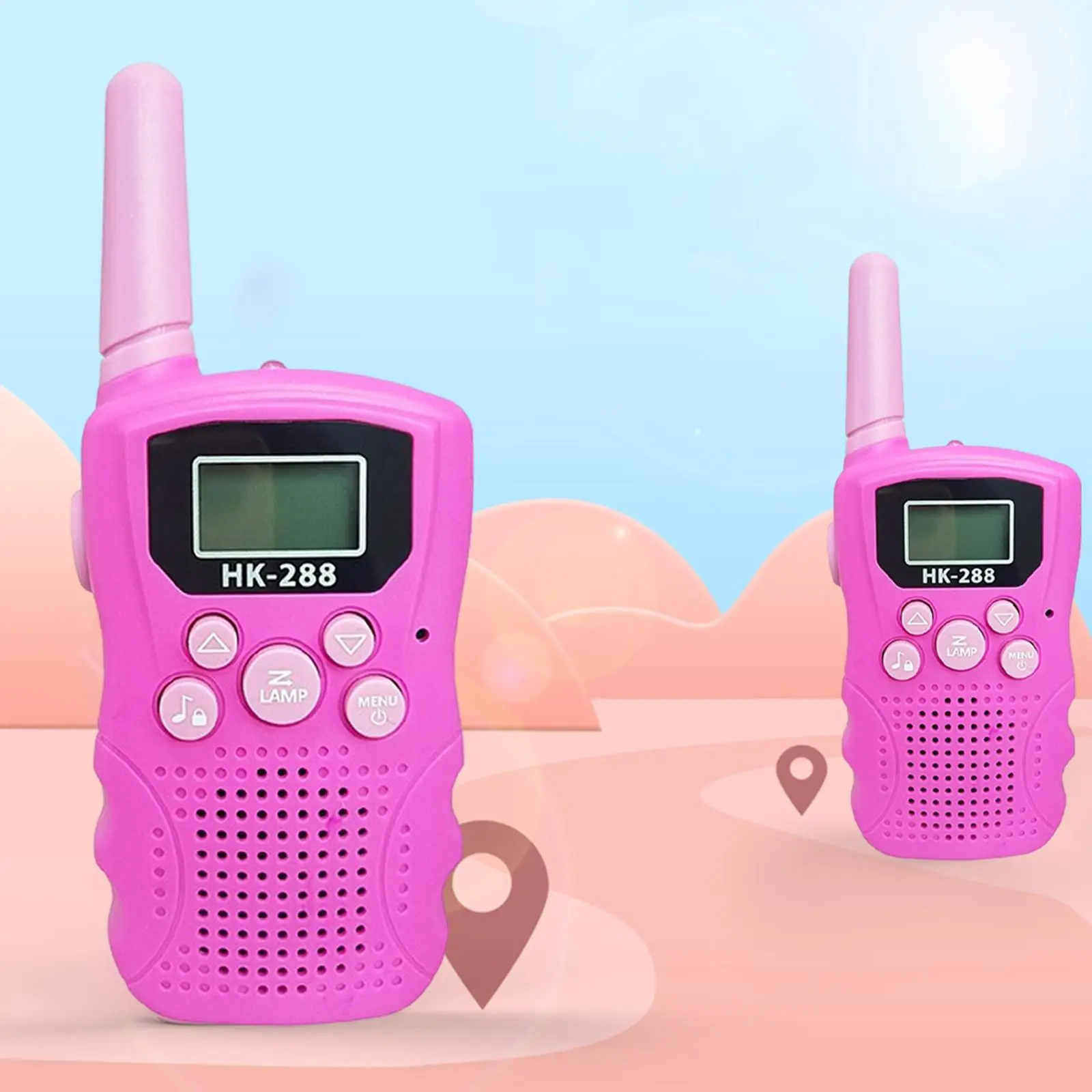 1Pair Kids Walkie Talkies Long Range Wearable Portable Walky Talky Toy for 3-12 Years Old Teens Hiking Family Games Outside Kids
1Pair Kids Walkie Talkies Long Range Wearable Portable Walky Talky Toy for 3-12 Years Old Teens Hiking Family Games Outside Kids
