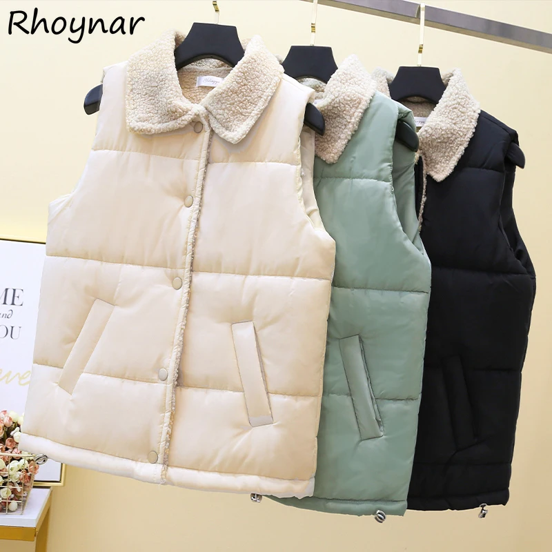 Женский утепленный жилет в стиле ретро, Повседневная Уличная одежда в стиле пэчворк, модная Уютная куртка для колледжа Ulzzang Youth Cool Ins