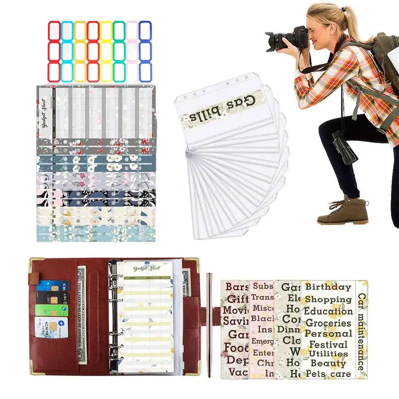 Бумажник для бюджетных денег, бумажник для сбережений A6 с конвертами на молнии, бумажник для планирования и сохранения
Бумажник для бюджетных денег, бумажник для сбережений A6 с конвертами на молнии, бумажник для планирования и сохранения