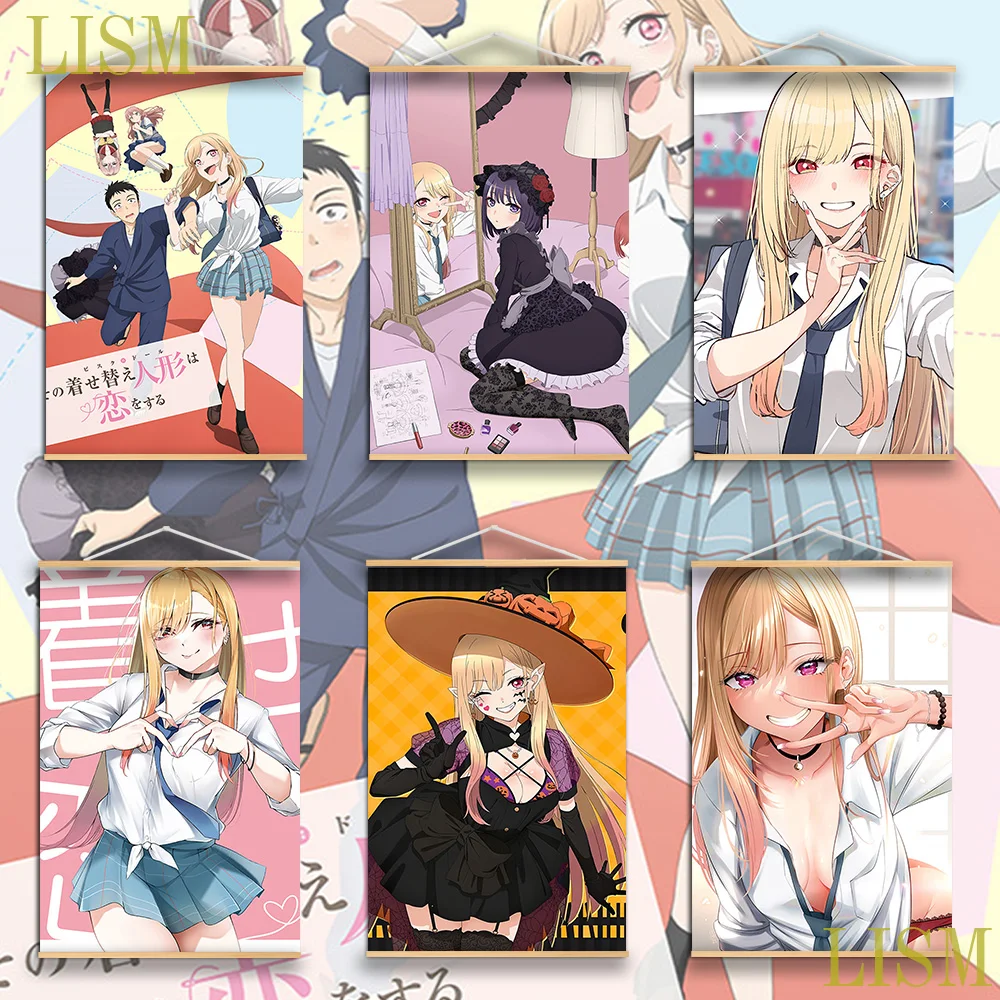 My Dress-up Darling Kitagawa Marin HD Print Wall Poster canvas painting Solid Wood Hanging Scroll for Anime Poster wall decor
My Dress-up Darling Kitagawa Marin HD Print Wall Poster canvas painting Solid Wood Hanging Scroll for Anime Poster wall decor