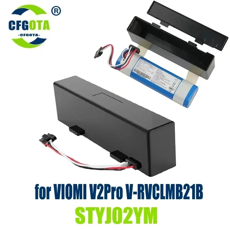 Replacement Battery for Mijia Mop Pro Robot Vacuum Cleaner STYTJ02YM Accessory Spare Parts Li-ion Battery
Replacement Battery for Mijia Mop Pro Robot Vacuum Cleaner STYTJ02YM Accessory Spare Parts Li-ion Battery