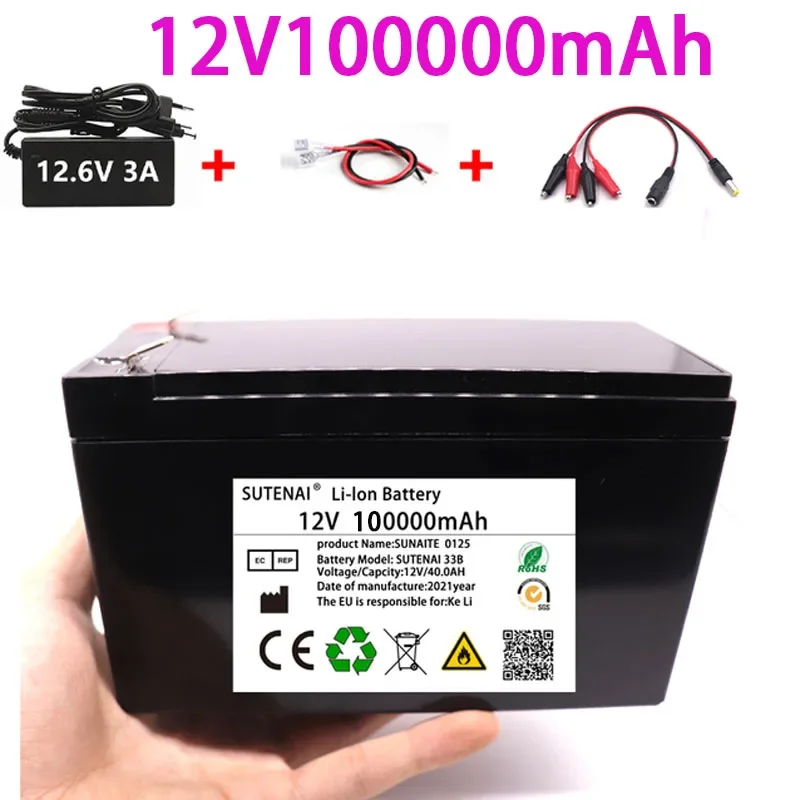 New Li Ion 18650 Electric Vehicle Lithium Ion Battery Pack 3S 12V 50Ah 100Ah Built-in BMS 30A High Current Suitable For Sprayer
New Li Ion 18650 Electric Vehicle Lithium Ion Battery Pack 3S 12V 50Ah 100Ah Built-in BMS 30A High Current Suitable For Sprayer