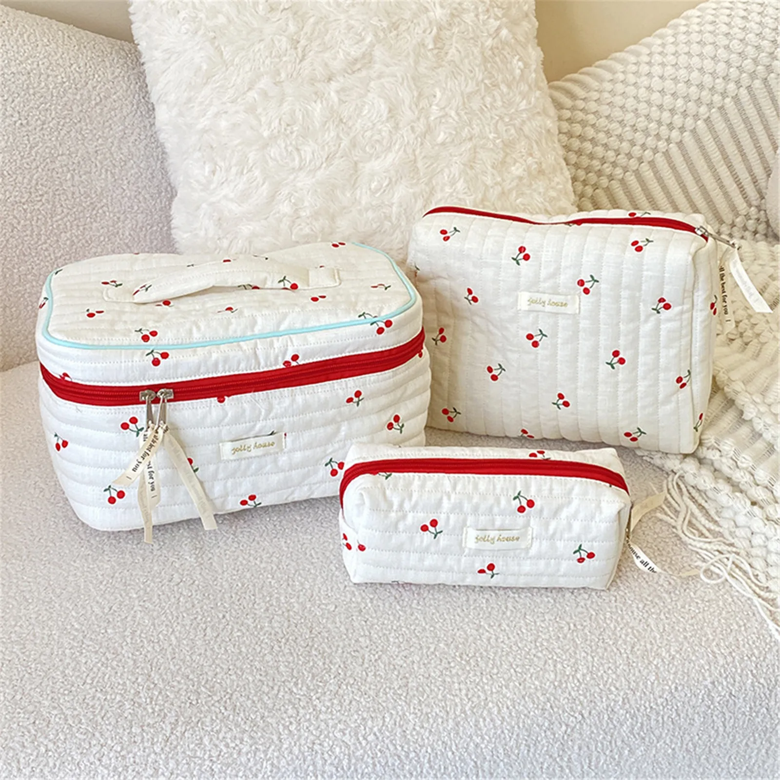 Large Capacity Women's Cosmetic Bags Cases Casual Ladies Small Storage Bag with Zipper Female Travel Clutch Bag Small Handbags
Large Capacity Women's Cosmetic Bags Cases Casual Ladies Small Storage Bag with Zipper Female Travel Clutch Bag Small Handbags