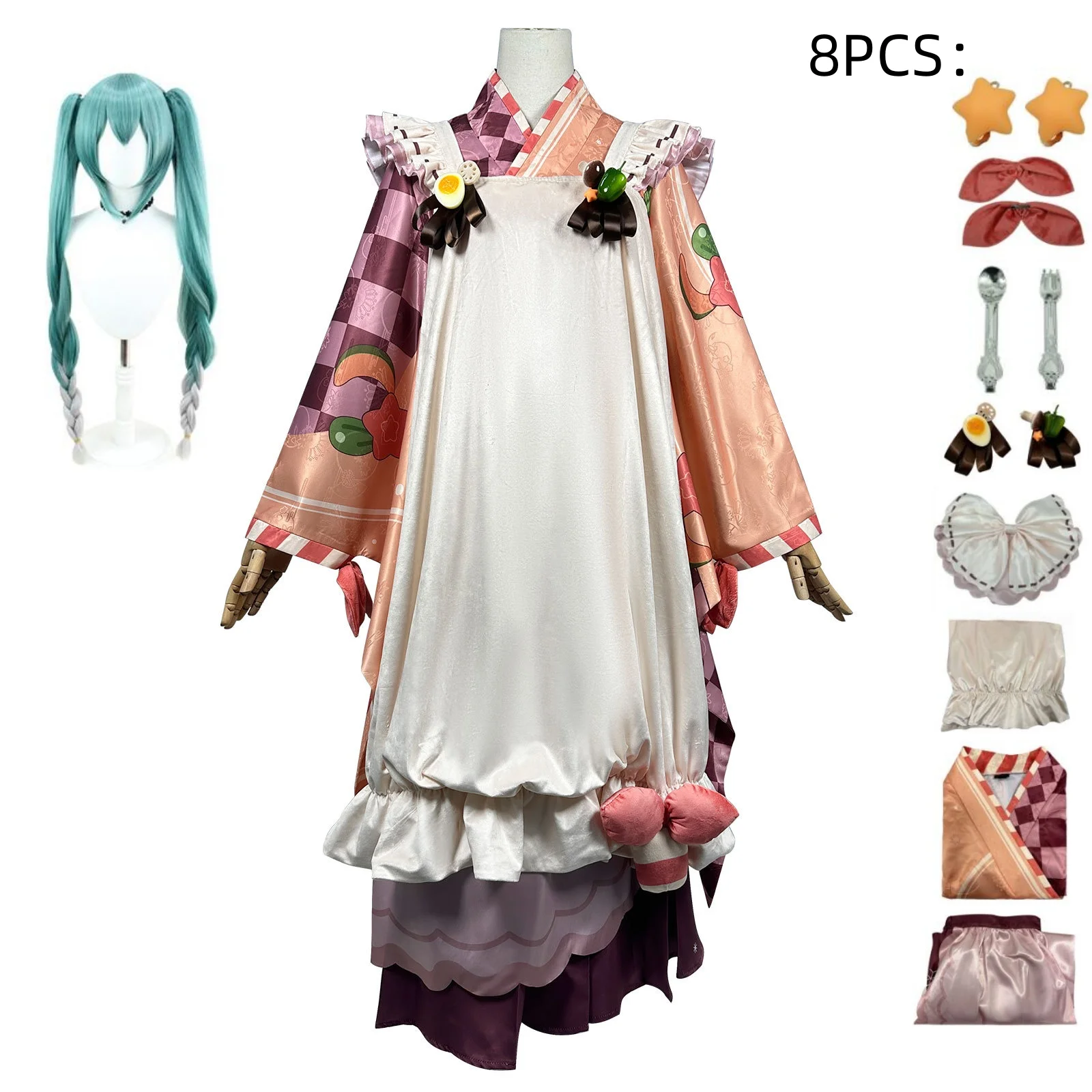 Snow Girl Adult Woman Maid Uniform Cute Print Top Skirt Apron Accessory Suit Stage Acting Clothes Halloween Carnival Party
Snow Girl Adult Woman Maid Uniform Cute Print Top Skirt Apron Accessory Suit Stage Acting Clothes Halloween Carnival Party