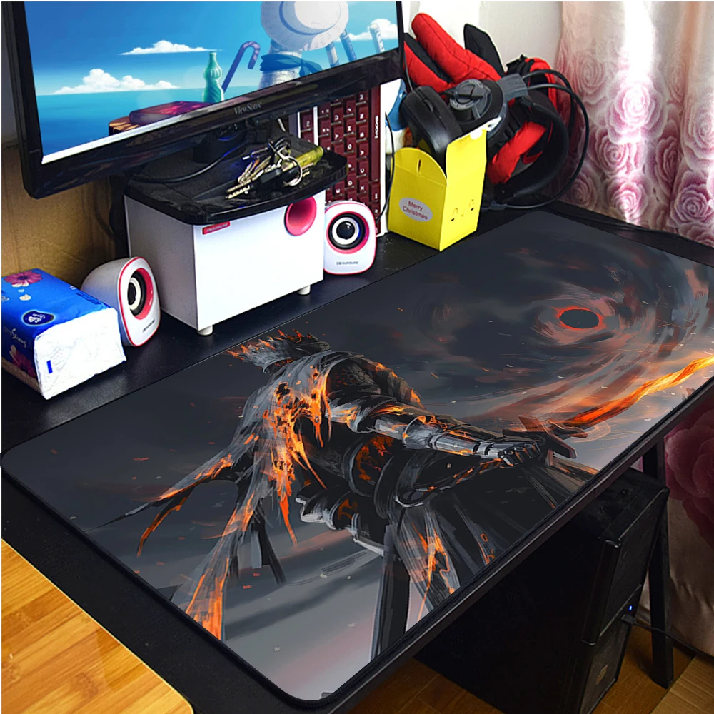 

90x40cm Dark soul XXL DIY Anime Mouse Pad Landscape Mat Big XL Sexy Gamer Gaming Playmat Large Customized Desk Keyboard Mousepad